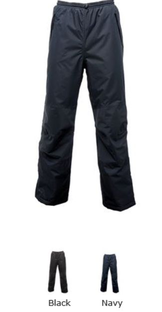 Regatta RG030 Wetherby Padded Overtrousers - Click Image to Close